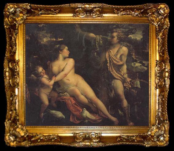 framed  Annibale Carracci Venus and Adonis, ta009-2